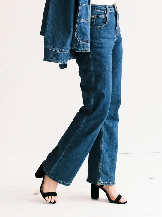 Calça jeans reta, foto 3